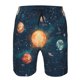 thumbnail image 3 of Fotbe Solar System And Planets Trajes de Baño Estampados para Hombre, Shorts de Verano de Secado Rápido, Ropa de Playa, Bañadores-XX-Large, 3 of 6