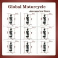 thumbnail image 3 of Amortiguador trasero para minimoto ATV, quad, scooter eléctrico de bolsillo de 47 cc y 49 cc, 100, 125, 150, 160, 170, 180, 190 y 210 mm, s202412242198, 3 of 4