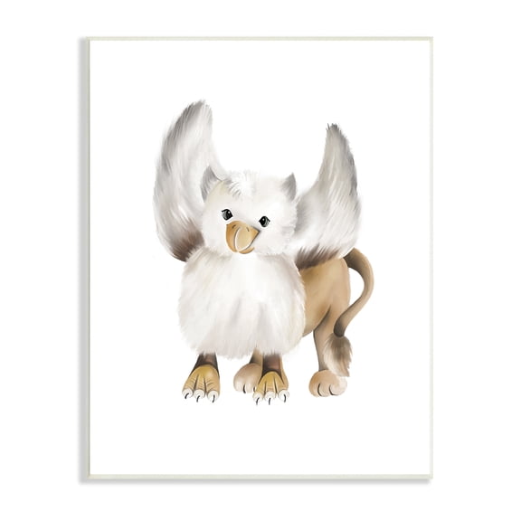 Stupell Industries Mythical Fantasy Creature Winged Hippogriff Painting Painting Unframed Art Print Wall Art, Design by Studio Q