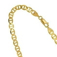 thumbnail image 5 of JewelStop 14k Solid Yellow Gold 6.3 mm Mariner Chain Bracelet, Lobster Claw Clasp - 8.5 Inches, 7.8gr., 5 of 7