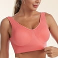 thumbnail image 2 of Akiihool Womens Bras Womens Spot Comfort Sports Bra, Max Support Sports Bra, High Impact Wireless Sports Bra (Watermelon Red,L), 2 of 5