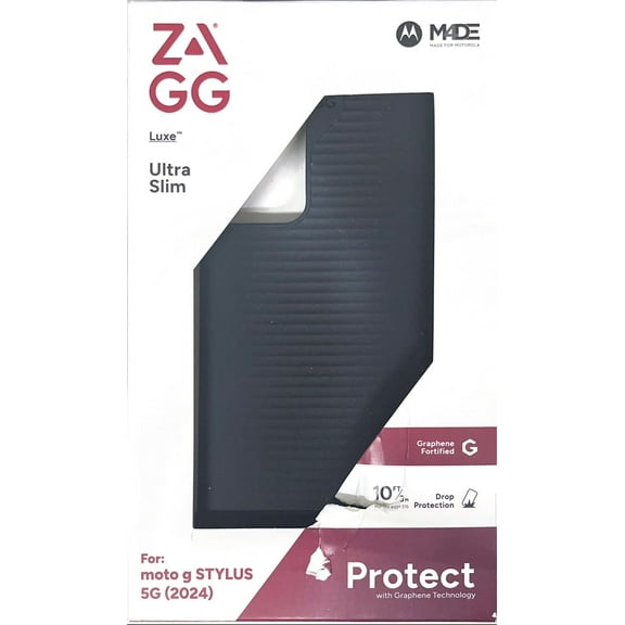 Zagg Luxe Case For moto g stylus 5G(2024), Black