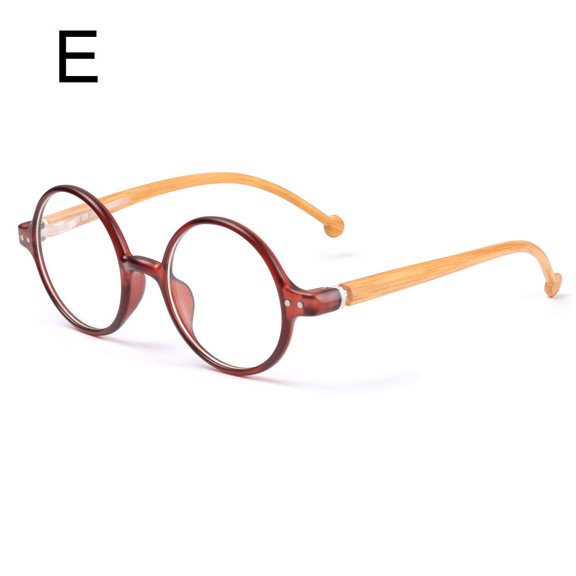Fashion Retro PC Round Frame Eyeglasses Computer Goggles Anti-UV Blue Rays Glasses Eyewear E