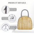 thumbnail image 4 of Balery Bamboo Wall Bolsa de Almuerzo para Mujeres, Caja de Almuerzo, Bolsa de Almuerzo Pequeña Impermeable, Tote de Almuerzo Reutilizable con Gran Capacidad, 4 of 6