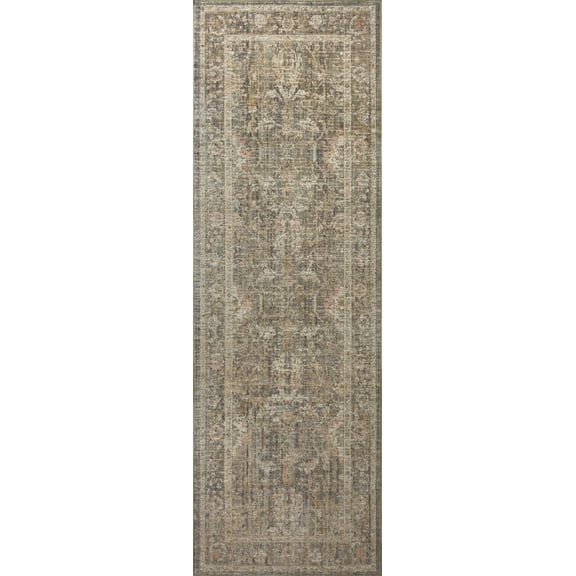 Chris Loves Julia x Loloi Rosemarie Sage/Blush 2'-7" x 8'-0" Area Rug