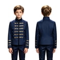 thumbnail image 6 of LYHaoo Boys Halloween Long Sleeve Jacket Stand Collar Dress Up Jacket Coat for Kids Party Performance Outfits(15-16 Years), 6 of 7