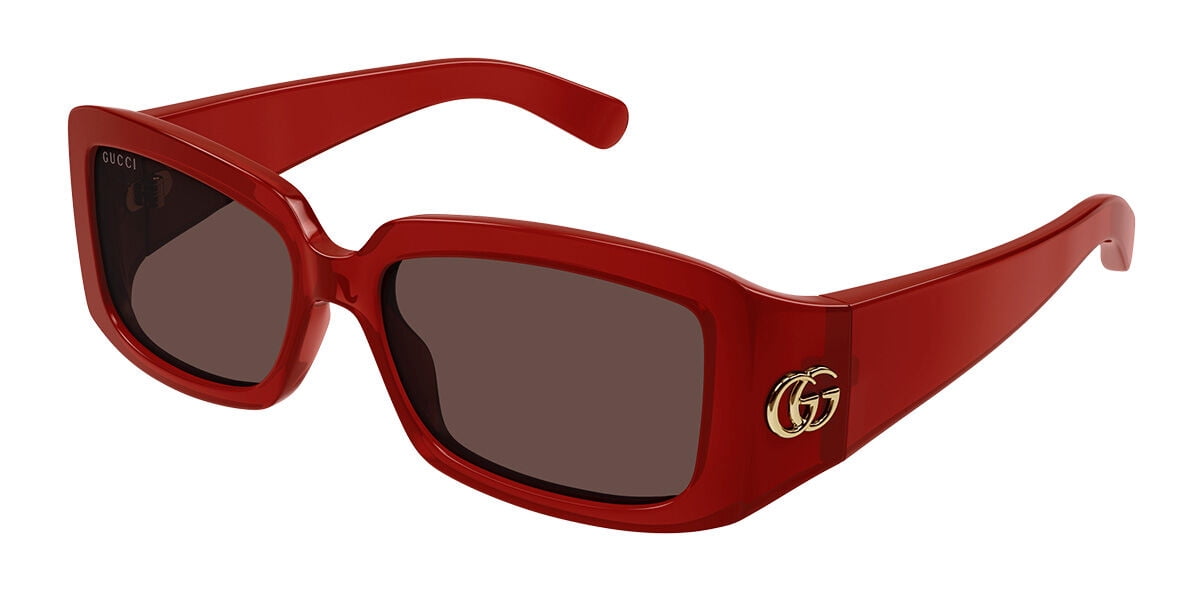 NEW GUCCI GG1403SK 003 SQUARE RED GREY WOMEN SUNGLASSES GUCCI Gucci Gucci Women Sunglasses Square GG1402S 003 NEW  main image 3