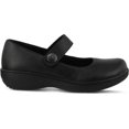 thumbnail image 3 of Women's Spring Step Wisteria Mary Jane Black Leather 9 W, 3 of 7