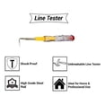 thumbnail image 5 of Combination 4 Piece Tool Kit | Carbon Steel, Ergonomic, Premium-Quality Pedwal Tools For Durability & Reliability | Includes Combination Plier, Line Tester, Tap, Wire Stripper & Diy Use, 5 of 5
