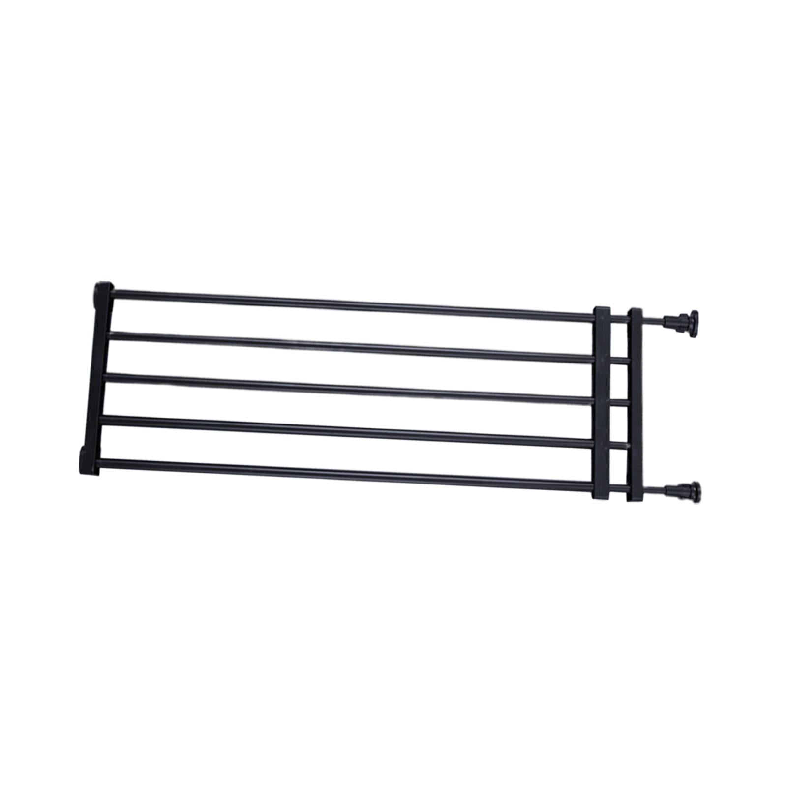 YWMJZEU Expandable Gate Barrier Stair Gate Pet Supplies Retractable Dog Gate Puppy Fence 39to60cmx36cm Black