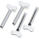 thumbnail image 3 of Toothpaste Squeezer, 6 Pack Metal Tube Squeezer Key Stainless Steel Toothpaste Roller Tube Wringer, 3 of 4