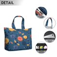 thumbnail image 3 of Flower Women's Large Weekend Travel Bag Moving Canvas Handbag Thick Double Layer Beach Weekend Travel Unisex Hospital Maternity Delivery with Toiletry Waterproof, 3 of 5