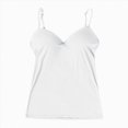 thumbnail image 4 of ORT Tank Top for Women with Built-in Bra Crew Neck Seamless Camisole Athletic Yoga Tops(White,XL), 4 of 5