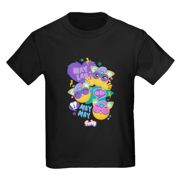 CafePress - Furby May Lah Kids T Shirt - Dark T-Shirt Kids XS-XL