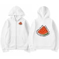 thumbnail image 2 of This Is Not A Watermelon Pullover Zipper Hoodie Men Women Casual Fashion Clothing Zip Up Sweatshirt Fleece Coats Oversized Hoody, 2 of 5