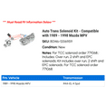 thumbnail image 2 of Auto Trans Solenoid Kit - Compatible with 1989 - 1998 Mazda MPV 1990 1991 1992 1993 1994 1995 1996 1997, 2 of 2