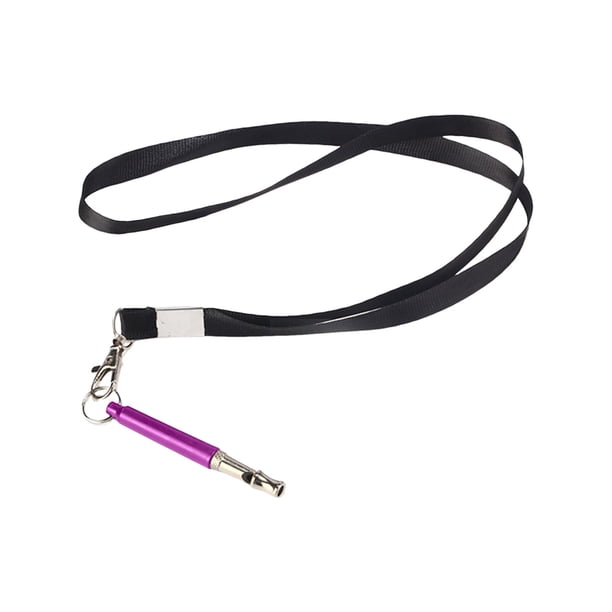 Silbato para perros para evitar los ladridos. Herramienta de adiestramiento ajustable. Control silencioso para perros. 1 cordón con paquete de 1 unidad de silbato para mascotas