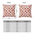 thumbnail image 2 of Yiaed Hand Drawn Tomatoes Print Pillow Covers Super Soft Decorative Square Throw Pillow Covers Case Cushion Covers for Sofa Couch Bedroom Car Decor（No pillow core）-22"x22", 2 of 7
