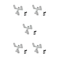 thumbnail image 2 of ZheElen RC Car Servo Mount Bracket Steering Holder Fixing Upgrade Accessories Silver 5Set, 2 of 6