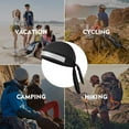 thumbnail image 4 of NIBOLOG Sports Headscarf with Reflective Strap Extra Soft Breathable Sweat Absorption Running Riding Bandana Headscarf, 4 of 8