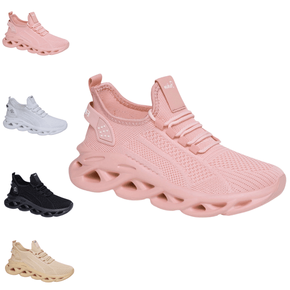 Women's Platform Comfortable Sports Shoes Women's Orthopedic Shoes Versatile mesh Breathable Casual Shoes Fashion Running Shoes Pink 6.5 [EU-37]