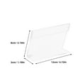 thumbnail image 2 of HEANUJJ 10Pcs Lightweight Transparent Acrylic Price Label Holder for Shops and Events, 2 of 8