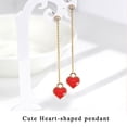 thumbnail image 4 of 1box 80pcs 4 color Heart golden Enamel Heart Beads Dangle for Valentines Necklace Bracelet Earrings Jewelry Making, 4 of 7