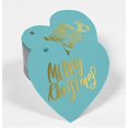 thumbnail image 2 of Inkdotpot Real Gold Foil Merry Christmas Tag Favor Hang Paper Tag 100 Pieces, 2 of 8