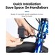 thumbnail image 2 of Soporte de luz delantera de bicicleta WEST BIKING para soporte de cámara GOPRO compatible con Brompton, 2 of 5