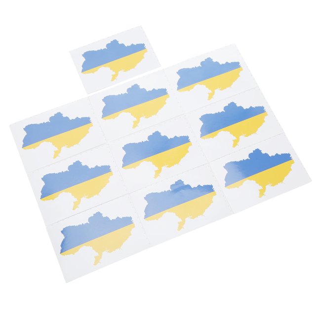 Bandera de coche de Ucrania, 10 pegatinas de bandera de Ucrania, pegatinas de bandera de Ucrania, pegatinas de coche, funcionalidad de alta precisión