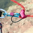 thumbnail image 5 of Yucurem Rappel Atc Belay Device Descender Camping Climbing Equipment Mountaineering Essential (B), 5 of 7