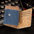 thumbnail image 4 of Flmtop Fashion Trifold Men Short Wallet Credit Card Multi Slots Purse Coins Money Bag, 4 of 10