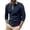 Navy, variant on WTOBBY Men's Long Sleeve Plaid Collar Polo Shirt Golf Tee Basic Casual Top with Lightweight Regular Fit for Everyday Wear and Trendy Style,Black L