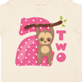 thumbnail image 4 of Inktastic Pink Sloth 2nd Birthday Girls Toddler T-Shirt, 4 of 5