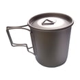 thumbnail image 4 of Mochilero de olla de titanio, taza de té de café, taza de agua de titanio, taza de té de titanio para 420ML, 4 of 9