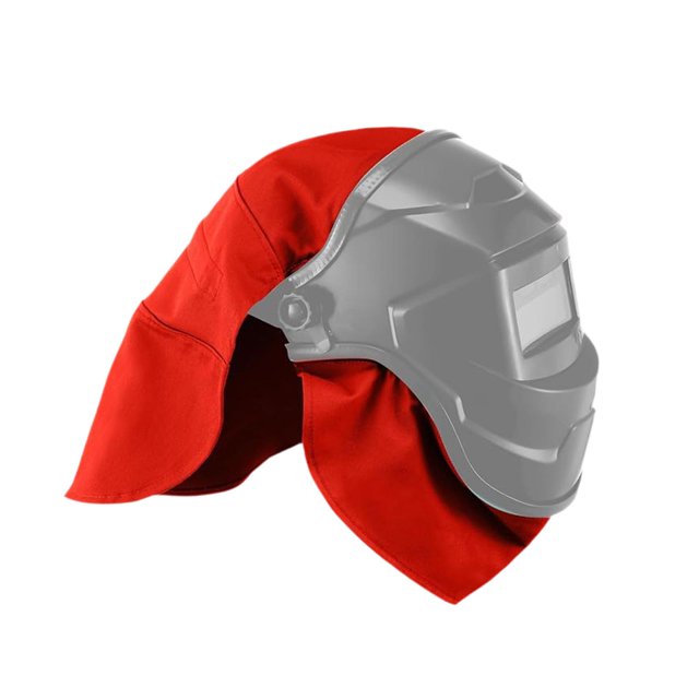 segolike Welding Helmet Cover and Helmet Bib Set Equipment Neck Protector Accessories Orange