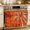 Rust red, variant on Oven Skirt Curtain for Kitchen 20x27 Inch, Coconut Palm Trees Oven Curtain with 8 Ribbon Ties & Ruffle Trim, Stove Skirt Curtain Dishwasher for Cabinets Over Sinks Summer Tropical Plants Rust Red