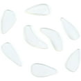 thumbnail image 4 of HUGFEGWE Guzheng Finger Picks, Silicone Polymer Guzheng Nail Covers 8Pcs Easy To Fine Workmanship Delicate for Replacement(Transparent Color) CJB91-45834, 4 of 9