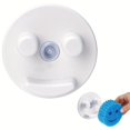thumbnail image 2 of 1pc, Sponge Holder, Suction Sponge Holder For Smile Face Sponge, Non-Slip Suction Cups, Sink Organizer For Kitchen And Bathroom, Self Draining, Dishwasher Safe, 2 of 4