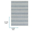 thumbnail image 6 of Livabliss Outdoor Rugs, 4x6 Eagean Global Blue Area Rug for Patio, Porch, Deck, Backyard, Waterproof Indoor Outdoor Carpet (4'3" x 5'11"), 6 of 9