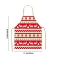 thumbnail image 3 of Christmas Aprons Adjustable Cooking Aprons Holiday Aprons for Women Christmas Kitchen Home Cooking Baking, 3 of 9