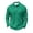 Dark Green, variant on CCRFTGI Mens Long Sleeve Polo Shirts Fashion Casual Button Polo Tee Collared Golf Shirt Beige L