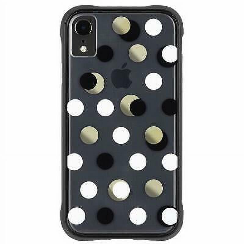 OEM Case-Mate Wallpapers Black Metallic Dot Case For iPhone XR