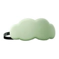 thumbnail image 1 of Máscara para dormir con de noche, copas para los ojos suaves con correa ajustable, cubierta para los ojos, máscara de seda fría para viajes, Verde, 1 of 8