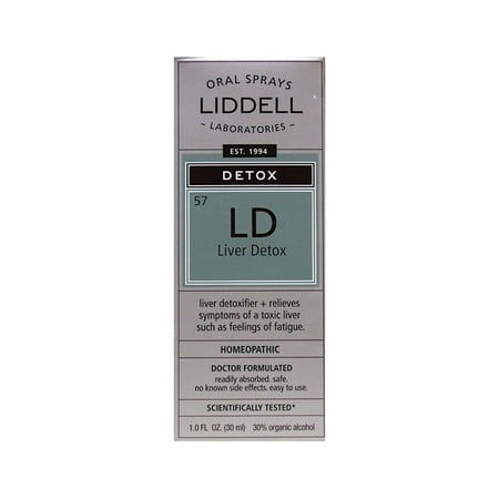 Liddell Homeopathic Liver Detox Spray 1 fl oz