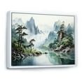 thumbnail image 2 of Designart "Ink Wash China Art painting" China Art Floater Framed Wall Decor, 2 of 7