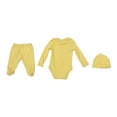 thumbnail image 2 of Conjunto George para Unisex Diseño Liso Amarillo 3 Piezas Talla 3 M, 2 of 4