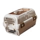 thumbnail image 3 of Transportín de para mascotas, caja de transporte con ventilación y transpirable, para perros de razas pequeñas, cachorros, camping, senderismo. L con tragaluz, 3 of 8