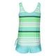 thumbnail image 2 of Trajes de Baño Tankini de Tamaño Más Grande para las Mujeres Impreso Strappy Back Set con Pantalones Cortos, Halagadores Dos Piezas Tankini Tops para las Mujeres, 2 of 5