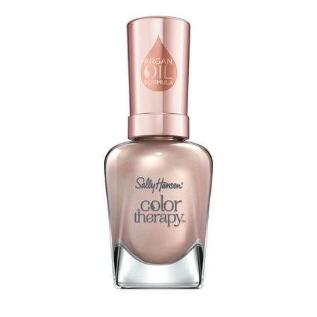 Sally Hansen Color Therapy Nail Polish, Powder Room, 0.5 oz, Restorative, Argan Oil Formula